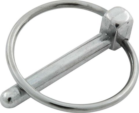 Allstar Performance Replacement Hood Pin Clips ALL18506 Pins, Torsion Clip, 1/4 in., Steel, Chrome, Pair