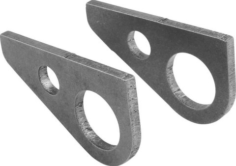 Allstar Performance Chassis Tie-Down Brackets ALL60075 Tie Down Brackets, Steel, Natural, Weld-On, Pair