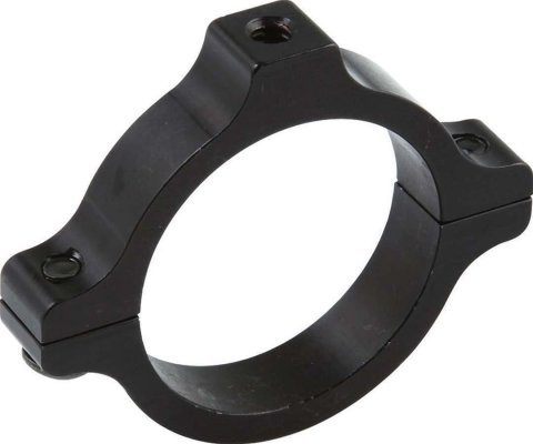 Allstar Performance Aluminum Accessory Clamps ALL10459 Clamp, Aluminum, Black, 1.75 in. Tubing Mount, 1/4 in.-20 Female Thread Hole, Each