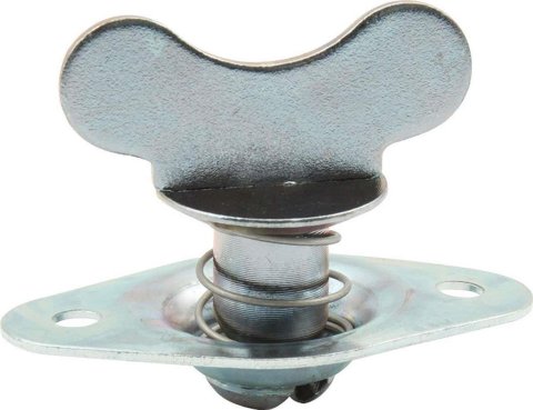 Allstar Performance Winged Head Self-Ejecting Button Fasteners ALL19060 Quick Fasteners, Complete Fastener, Steel, Cadmium Plated, Self-Ejecting, Butterfly, 0.650 in., Set of 10