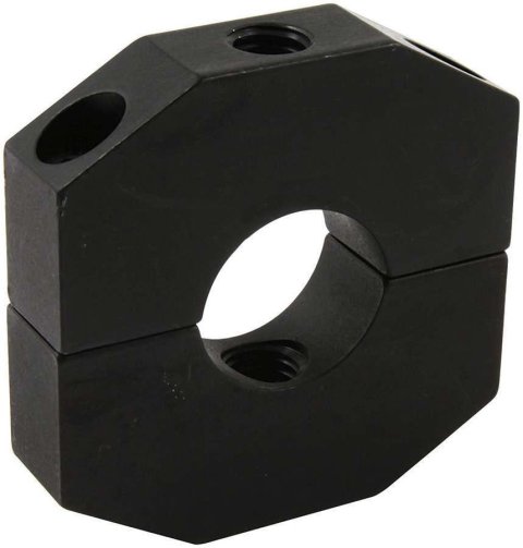 Allstar Performance Ballast Brackets ALL14183 Weight Bracket, Clamp-on, Aluminum, Black, 1.25 in. Diameter Tube, Each