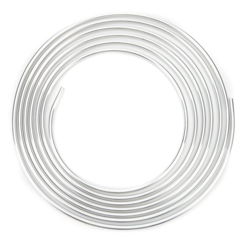 Allstar Performance Aluminum Fuel Lines ALL40180 Tubing, Aluminum, Natural, 3/8 in. x 25 ft., Each