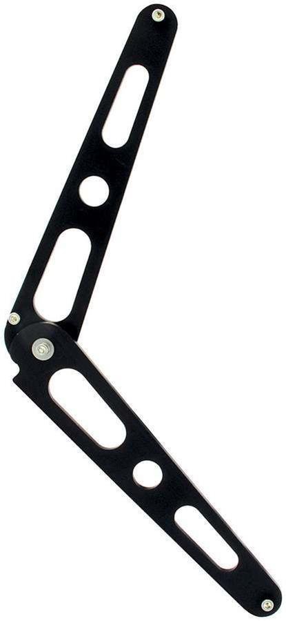 Allstar Performance Hood Props ALL23260 Prop, Aluminum, Black, 17.250 in. Maximum Extended Length, Each