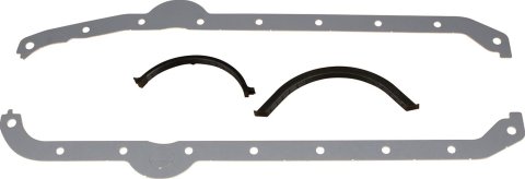 Allstar Performance Oil Pan Gasket Sets ALL87220 Gaskets, Engine Pan, Composite, 2-piece Seal, Chevy, Small Block, Set