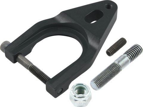 Allstar Performance Deluxe Aluminum Distributor Hold-Downs ALL27500 Hold-Down Clamps, Deluxe, Aluminum, Black Anodized, Stud Fastener, Chevrolet, Each