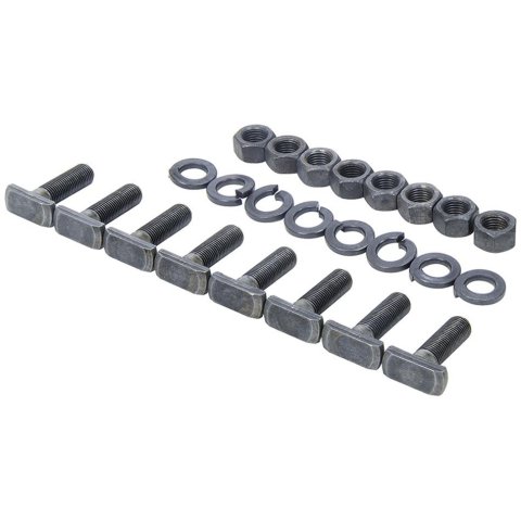 Allstar Performance Ford 9 in. Housing Studs ALL72042 Axle End Fasteners, T-Bolt, Steel, Black, 3/8-24 Thread, 9in., Set of 8