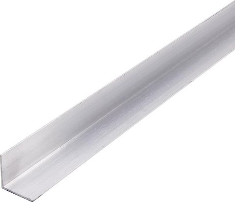 Allstar Performance Aluminum Angled Stock ALL22253-4 Angle, Aluminum, 1 in. Height/Width, 1/16 in. Thick, 4 ft. Length, Each