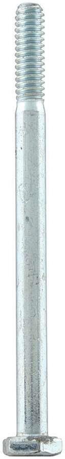 Allstar Performance Grade 5 Bolts ALL16211 Bolt, 5, Hex Head, Steel, Zinc Plated, 1/4 in.-20 Thread, 3.500 in. Underhead Length, Set of