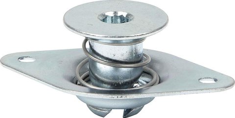 Allstar Performance Flush Head Self-Ejecting Button Fasteners ALL19139 Complete Fastener, Fastener, Quick Fasteners, Steel, Natural, 0.550 in Length, Set of 50