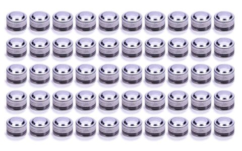 Allstar Performance AN Cap Fittings ALL50827-50 Caps, Aluminum, Natural, -16 Female, Set of 50