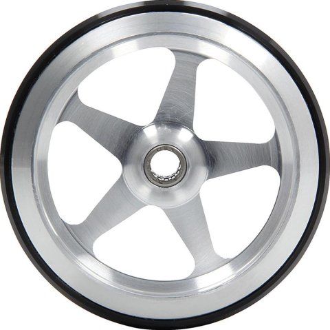 Allstar Performance Wheelie Bar Wheels ALL60511 Wheel, Replacement Part, 5-spoke Design, 4 in. Diameter, With Bearing, 1.250 in. Wide Mount, Each