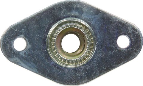 Allstar Performance Quick-Turn Fastener Insert Plates ALL19420 Brackets, Plate, Rivet, 1.000 in. Width, Pair