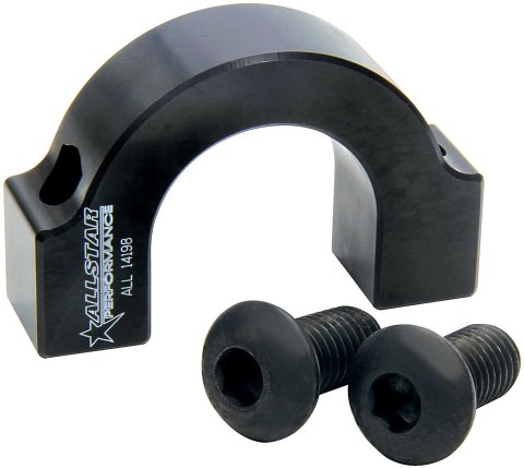 Allstar Performance Door Bar Clamps ALL14198 Roll Clamp, Bar, Round, 1.50 in. Diameter, Aluminum, Black, Each