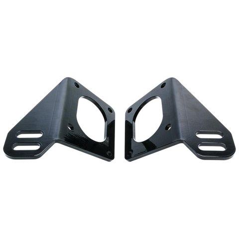 Allstar Performance Motor Mounts ALL38085 Mounts, Frame Bracket Style, Bolt-in, Steel, Black, Left and Right, Chevrolet, Small Block LS, Pair