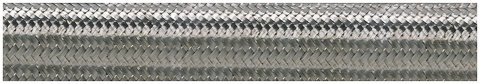 Allstar Performance Power Steering Hoses and Lines ALL48275-3 Hose , Stainless Hose -10, 3 ft Long