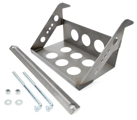 Allstar Performance Battery Boxes ALL76100 Box, Steel, Natural, 12.000 in. Length, 7.250 in. Width, Bolt-On/Weld-On, Each