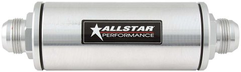 Allstar Performance Inline Oil Filters ALL92040 Filter, Inline, -16 AN O-ring, Male Threads, 2.5 in. O.D., 7.75 in. Length, Each