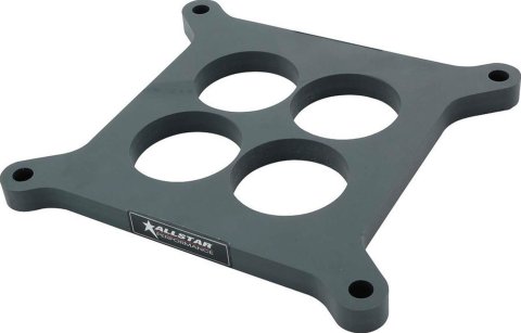 Allstar Performance Drag Hi-Flow 0.5 Inch Carburetor Spacer ALL25983 Spacer, Polymer, .500 in. Thick, 4-Hole, Square Bore, Each
