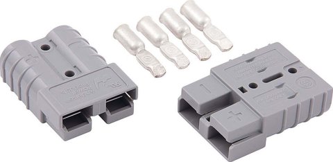 Allstar Performance Battery Quick-Disconnects ALL76320 Quick Disconnect, 6-Gauge, 50 Amp Rating, Gray. Set
