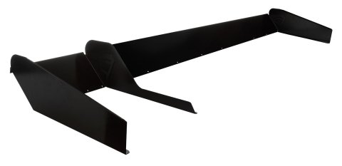 Allstar Performance Aluminum Adjustable Rear Spoilers ALL22999 Spoiler, Rear, Adjustable, Aluminum, Black, 8 in. Height, 72 in. Width, Kit