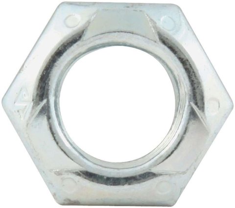 Allstar Performance Mechanical Locking Hex Nuts ALL16083-10 Nuts, Hex, Steel, Zinc Plated, Self-locking, 7/16-20 in. Fine Thread, Set of 10