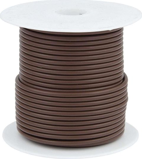 Allstar Performance Primary Electrical Wire ALL76555 Wire, 14-Gauge, 100 ft. Long, Brown, Each