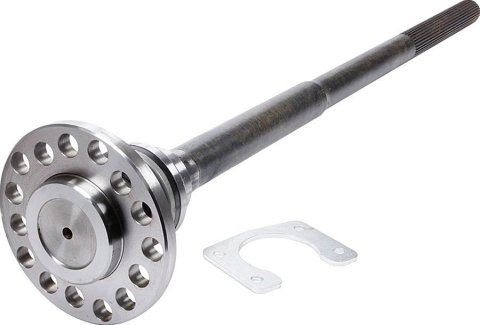 Allstar Performance Cut-to-Fit Flanged Axles ALL67503 Axle Shaft, Cut-To-Fit, Flanged, Bolt-in, 31-spline Inner, 1541 Carbon Steel, Rear, Ford 9 in., Kit