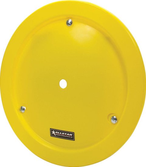 Allstar Performance Universal Wheel Covers ALL44235 Covers, Plain, 15 in. Wheel, Plastic, Yellow, Each
