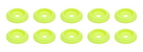 Allstar Performance Washers ALL18853 Hardware, Body Bolt Washer Plastic Fluor Yellow 10pk