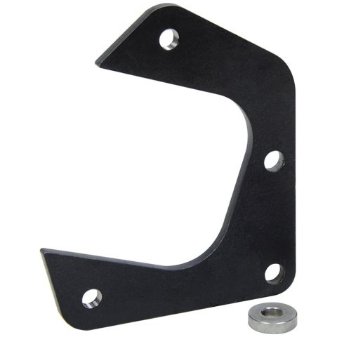 Allstar Performance Caliper Brackets for 1975-1980 PACER - ALL55962 Brake Mounting Brackets, Steel, Black, American Motors, Each