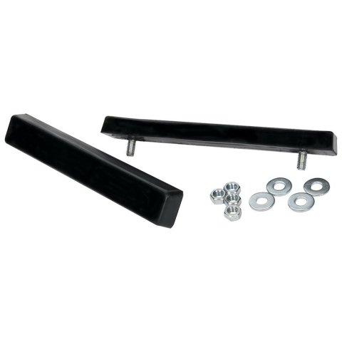 Allstar Performance Stack Stand Pads ALL10256 Pads, Rubber, 8.5 in., Black, Sold As A Pair.