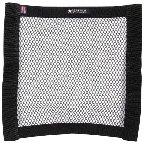 Allstar Performance Window Nets and Guards ALL10294 Net, Mesh Net Black Rectangle 18 in x 18 in Non-SFI