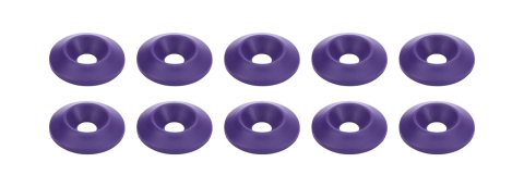 Allstar Performance Countersunk Washers ALL18697 Hardware, Washer Purple 10pk