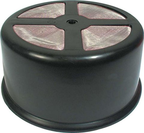 Allstar Performance Carburetor Hats ALL26042 Dust Cover, Plastic, Screen Inlet, Fits 5 1/8 in. Diameter Carb Neck with No Choke, Each