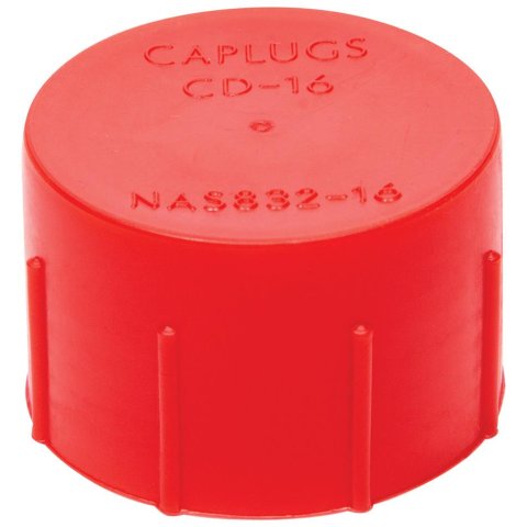 Allstar Performance AN Cap Fittings ALL50807 Caps, Plastic, Red, -16 Female, Set of 10