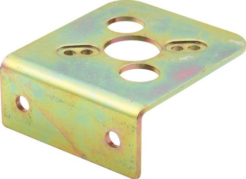 Allstar Performance Quick-Turn Fastener Mounting Brackets ALL19390 Quick Fasteners, Weld Plate, Brackets, Steel, Set of 10