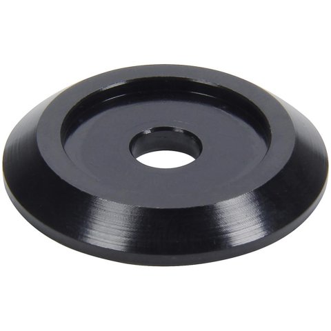 Allstar Performance Countersunk Washers ALL18841 Washers, Countersunk, Aluminum, Black Anodized, I.D. Chamfer, 0.250 in. I.D., 1.25 in. O.D., Set of 10