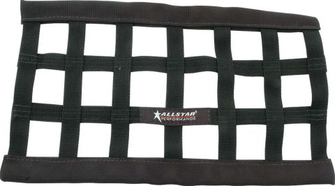 Allstar Performance Border-Style Window Nets ALL10248 Net, Border Style, Black, Ribbon, 10 in. x 18 in., Each