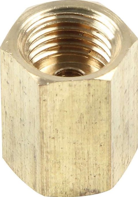 Allstar Performance Brake Fittings ALL50130 Union Fittings, Brass, 3/16 in. Thread, Female Inverted Flare, Set of 4
