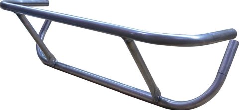 Allstar Performance Dirt Late Model Rear Bumpers ALL22388 Bumper, Rear, Rocket, Steel, Natural, 1.50 in. x 0.095 in. Tubing, 36 in. Center To Center, Each