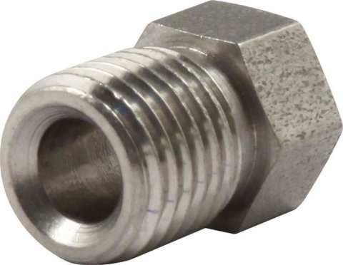 Allstar Performance Inverted Flare Nuts ALL50111 Tube Nuts, Flare, 3/16 in. Tube, 3/8-24 in. Nut, Stainless Steel, Natural, Set of 10