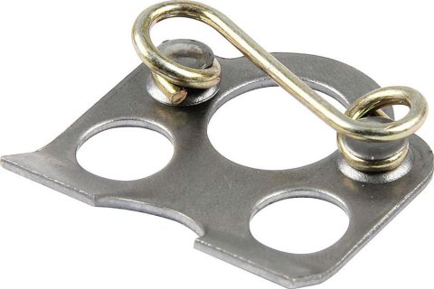Allstar Performance Quick-Turn Fastener Mounting Brackets ALL19365 Quick Turn Bracket, Weld-On, 1 in. Spring, 0.0625 in. Thick Steel, Set of 10