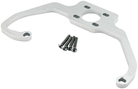 Allstar Performance Fuel Regulator Brackets ALL54292 Bracket, Mallory Pressure Regulator, Billet Aluminum, Natural, 4-Barrel, 4150 Style, Each