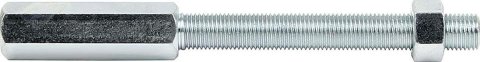 Allstar Performance Pedal Rod Extensions ALL41027 Brake Extension, 3/8-24 in. Threads, 3.000 in. Male Thread, 4.750 in. Overall Length, Each