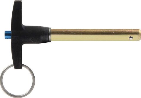 Allstar Performance Quick-Release Pins ALL60306 Pin, Quick-Release, 12,800 lbs. Double Shear Load, 4130 Steel, Gold Iridited, 5/16 in. Diameter, 2 in. Length, Each