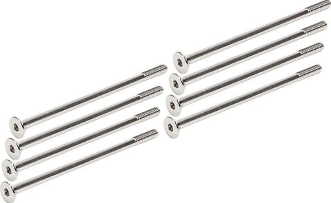 Allstar Performance Valve Cover Hold-Down Bolts ALL99292 Fasteners, Bolt, Steel, Chrome, Allen Button Head, Chevrolet, Set of 8