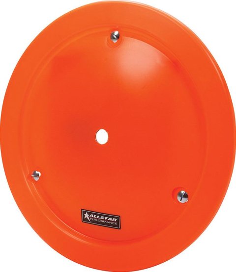 Allstar Performance Universal Wheel Covers ALL44236 Covers, Plain, 15 in. Wheel, Plastic, Orange, Each
