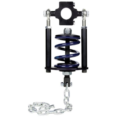 Allstar Performance Coilover Springs ALL64315 Unit bolts in the center of the chassis to 1-1/2 in tubing and the bottom connects to the front of a lift bar