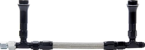 Allstar Performance Carburetor Feed Lines ALL26164 fuel line kit is designed for Holley dual feed carburetors, feature braided -6 line with a