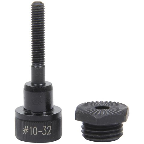 Allstar Performance Thread Setter Kits ALL19454 Kits, Mandrel and Nosepiece, 10-32, Steel, Black Anodized, Kit